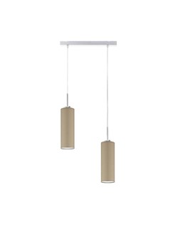 Lampa wisząca tuba beżowa podwójna MADERA ze sklepu Lysne w kategorii Lampy wiszące - zdjęcie 181851598