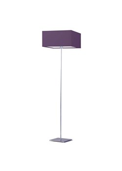 Geometryczna lampa podłogowa do salonu art deco z fioletowym abażurem PRAGA ze sklepu Lysne w kategorii Lampy podłogowe - zdjęcie 181851809