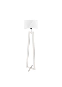 Biała lampa stojąca drewniana ręcznie robiona BAKU - id: 5228 - marki Ciekot Partners Sp. Z O. O. - 181852098 Biała lampa stojąca drewniana ręcznie robiona BAKU ze sklepu Lysne w kategorii Lampy podłogowe - zdjęcie 181852098