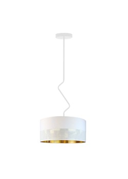 Dekoracyjna lampa sufitowa nad stół w kształcie fali LOZANNA GLAM fi - 40 cm ze sklepu Lysne w kategorii Lampy sufitowe - zdjęcie 181852367