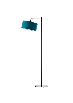Czarna lampa podłogowa z regulowanym ramieniem MELTON ze sklepu Lysne w kategorii Lampy podłogowe - zdjęcie 181852389