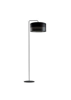 Czarna lampa podłogowa do salonu BOLIVIA GLAM ze sklepu Lysne w kategorii Lampy podłogowe - zdjęcie 181852518