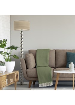 Srebrna lampa podłogowa do salonu GIZA ECO ze sklepu Lysne w kategorii Lampy podłogowe - zdjęcie 181852818