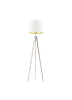 Drewniana lampa podłogowa w stylu glamour ARUBA GOLD ze sklepu Lysne w kategorii Lampy podłogowe - zdjęcie 181853976