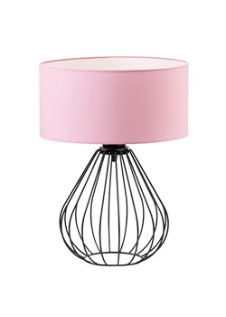 Czarna lampa stołowa do pokoju dziecka LUKKA z różowym kloszem ze sklepu Lysne w kategorii Lampy dziecięce - zdjęcie 181854306