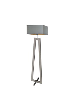 Szara lampa podłogowa do sypialni JAWA GOLD ze sklepu Lysne w kategorii Lampy podłogowe - zdjęcie 181854538