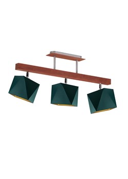 Lampa sufitowa na belce z 3 źródłami światła MIRAMAR GOLD ze sklepu Lysne w kategorii Lampy wiszące - zdjęcie 181854735