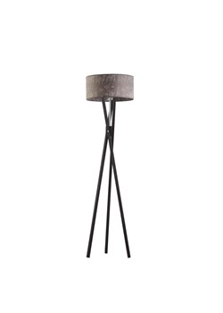 Drewniana lampa stojąca tripod ELX z designerskim kloszem ze sklepu Lysne w kategorii Lampy podłogowe - zdjęcie 181854745