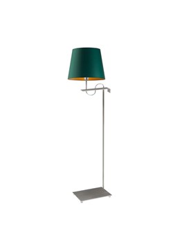 Klasyczna lampa podłogowa z abażurem ze złotym wnętrzem BATA GOLD ze sklepu Lysne w kategorii Lampy podłogowe - zdjęcie 181855509