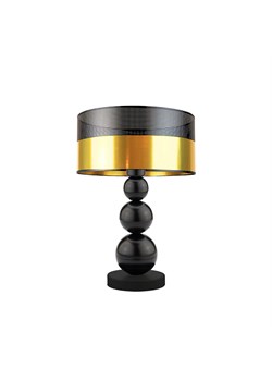 Czarno-złota lampa stołowa w stylu glamour z 3 kulami HONOLULU GLAM ze sklepu Lysne w kategorii Lampy stołowe - zdjęcie 181856296