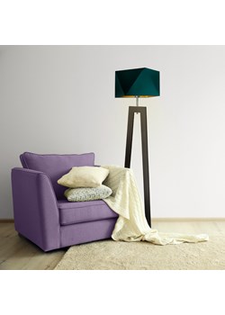Lampa stojąca z drewna LED BAKU GOLD ze sklepu Lysne w kategorii Lampy podłogowe - zdjęcie 181856455