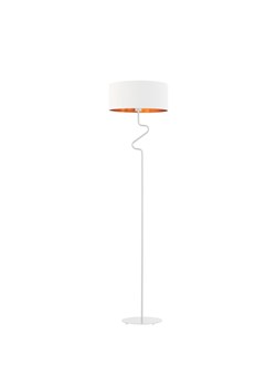 Biała lampa podłogowa ze złotymi elementami MORONI GOLD ze sklepu Lysne w kategorii Lampy podłogowe - zdjęcie 181856836