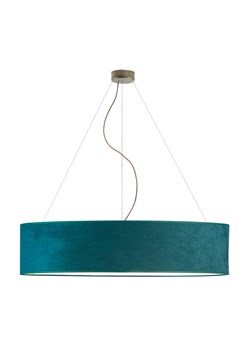 Lampa wisząca nad stół PORTO VELUR fi - 100 cm - kolor zieleń butelkowa ze sklepu Lysne w kategorii Lampy wiszące - zdjęcie 181856929