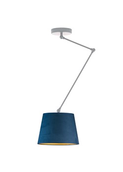 Granatowa lampa wisząca ze złotym środkiem JUMA VELUR ze sklepu Lysne w kategorii Lampy wiszące - zdjęcie 181857936