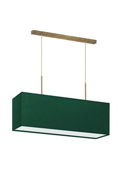 Nowoczesna lampa wisząca nad stół MILOS z abażurem zieleń butelkowa ze sklepu Lysne w kategorii Lampy wiszące - zdjęcie 181858685