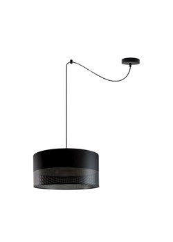 Czarna lampa wisząca pająk do kuchni WAIKIKI W1 GLAM na okrągłej podsufitce ze sklepu Lysne w kategorii Lampy wiszące - zdjęcie 181859648