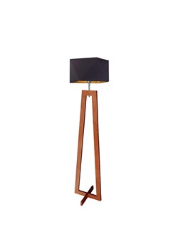 Drewniana lampa podłogowa nowoczesna LED BAKU GOLD ze sklepu Lysne w kategorii Lampy podłogowe - zdjęcie 181859947