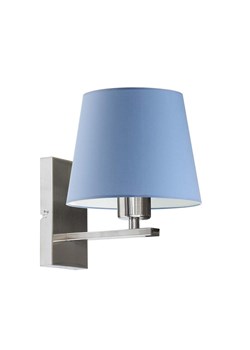 Designerski kinkiet dziecięcy LED z niebieskim abażurem HVAR ze sklepu Lysne w kategorii Lampy dziecięce - zdjęcie 181860388