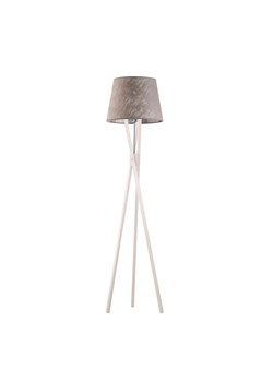 Nowoczesna lampa podłogowa na białej drewnianej podstawie ANDORA ze sklepu Lysne w kategorii Lampy podłogowe - zdjęcie 181861947