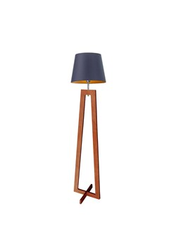 Lampa podłogowa drewniana do czytania KOS GOLD ze sklepu Lysne w kategorii Lampy podłogowe - zdjęcie 181862099