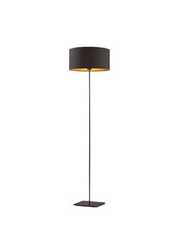 Czarna lampa stojąca w stylu glamour SOFIA GOLD ze sklepu Lysne w kategorii Lampy podłogowe - zdjęcie 181862517