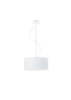 Biała lampa wisząca do salonu HAJFA fi - 30 cm ze sklepu Lysne w kategorii Lampy wiszące - zdjęcie 181862667