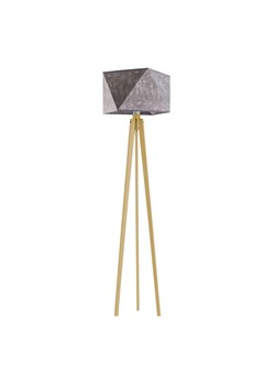 Designerska lampa na trójnogu z drewna BOMBAJ ze sklepu Lysne w kategorii Lampy podłogowe - zdjęcie 181862788