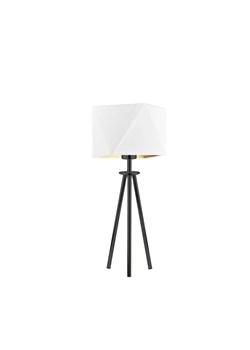 Czarna lampka nocna na trójnogu SOVETO GOLD ze sklepu Lysne w kategorii Lampy stołowe - zdjęcie 181863499