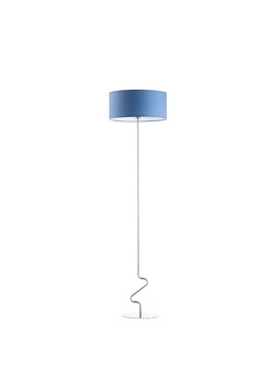 Lampa podłogowa do pokoju chłopca JERSEY z niebieskim abażurem ze sklepu Lysne w kategorii Lampy dziecięce - zdjęcie 181864178