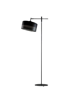 Czarna lampa stojąca z regulowanym ramieniem MELTON GLAM ze sklepu Lysne w kategorii Lampy podłogowe - zdjęcie 181865119