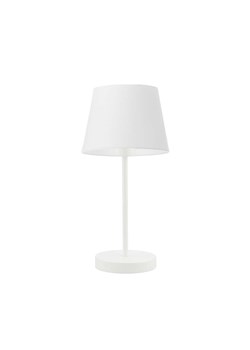 Biała lampka nocna stołowa biurkowa LED do salonu SIENA ze sklepu Lysne w kategorii Lampy stołowe - zdjęcie 181865495