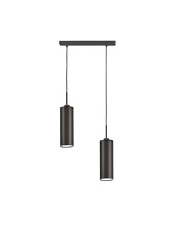 Brązowa lampa sufitowa podwójna regulowana MADERA ze sklepu Lysne w kategorii Lampy sufitowe - zdjęcie 181865638