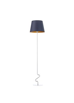 Lampa stojąca do sypialni z kloszem ze złotym wnętrzem SURAT GOLD ze sklepu Lysne w kategorii Lampy podłogowe - zdjęcie 181866317