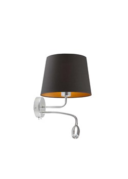 Dwupłomienny kinkiet z panelem LED IMPERIA GOLD ze sklepu Lysne w kategorii Lampy ścienne - zdjęcie 181866366