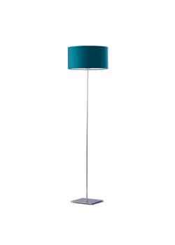 Srebrna lampa stojąca do salonu SOFIA w stylu marynistycznym ze sklepu Lysne w kategorii Lampy podłogowe - zdjęcie 181866478