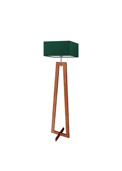Nowoczesna lampa stojąca drewniana z abażurem JAWA ze sklepu Lysne w kategorii Lampy podłogowe - zdjęcie 181866648