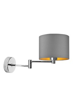 Skandynawska lampa ścienna na wysięgniku BRAGE GOLD w szarym kolorze ze sklepu Lysne w kategorii Lampy ścienne - zdjęcie 181867019