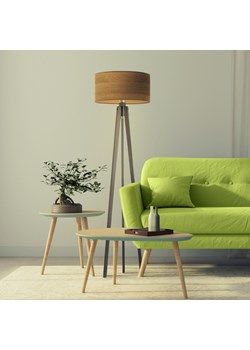 Drewniana lampa stojąca do czytania w salonie MIAMI ECO ze sklepu Lysne w kategorii Lampy podłogowe - zdjęcie 181867089