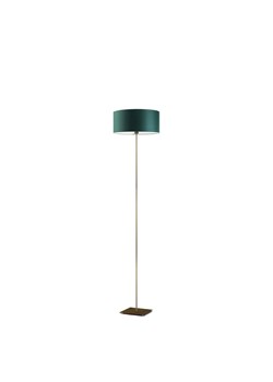 Złota lampa stojąca w stylu urban jungle MEKSYK z abażurem w kolorze butelkowej zieleni - id: 9606 - marki Ciekot Partners Sp. Z O. O. - 181867197 Złota lampa stojąca w stylu urban jungle MEKSYK z abażurem w kolorze butelkowej zieleni ze sklepu Lysne w kategorii Lampy podłogowe - zdjęcie 181867197