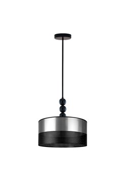 Nowoczesna lampa sufitowa do sypialni SALAMANCA GLAM w kolorze czarno-srebrnym ze sklepu Lysne w kategorii Lampy sufitowe - zdjęcie 181868046