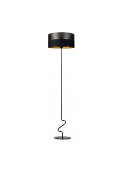 Czarna lampa podłogowa JERSEY GLAM w stylu glamour ze sklepu Lysne w kategorii Lampy podłogowe - zdjęcie 181868447