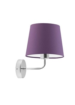 Elegancki kinkiet do salonu RIMINI w stylu art deco z fioletowym abażurem ze sklepu Lysne w kategorii Lampy ścienne - zdjęcie 181869427