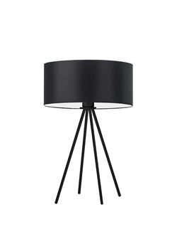 Czarna lampka nocna do sypialni SIERRA na designerskim stelażu ze sklepu Lysne w kategorii Lampy stołowe - zdjęcie 181870047