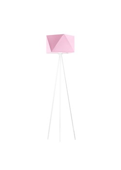 Lampa stojąca trójnóg do pokoju dziecka KANTON z różowym abażurem ze sklepu Lysne w kategorii Lampy dziecięce - zdjęcie 181870116