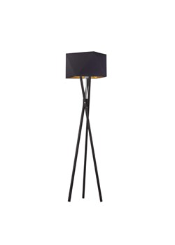 Nowoczesna lampa stojąca do salonu z włącznikiem nożnym TULUZA GOLD ze sklepu Lysne w kategorii Lampy podłogowe - zdjęcie 181871635
