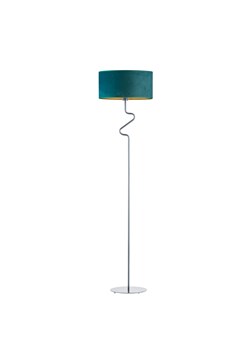 Lampa stojąca z abażurem z weluru MORONI VELUR ze sklepu Lysne w kategorii Lampy podłogowe - zdjęcie 181872206