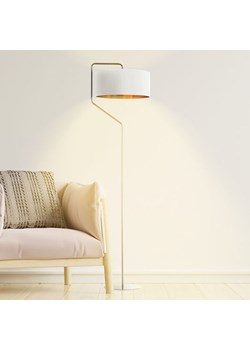 Biało-złota lampa stojąca w stylu glamour TESALLIA GOLD ze sklepu Lysne w kategorii Lampy podłogowe - zdjęcie 181872249