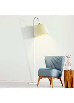 Klasyczna lampa podłogowa na srebrnym stelażu TALLIN ze sklepu Lysne w kategorii Lampy podłogowe - zdjęcie 181872477