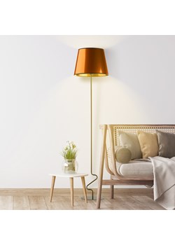 Lampa stojąca czarno-miedziana SURAT MIRROR ze sklepu Lysne w kategorii Lampy podłogowe - zdjęcie 181872688