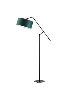 Regulowana lampa stojąca do sypialni LIBERIA w kolorze butelkowej zieleni ze sklepu Lysne w kategorii Lampy podłogowe - zdjęcie 181873048